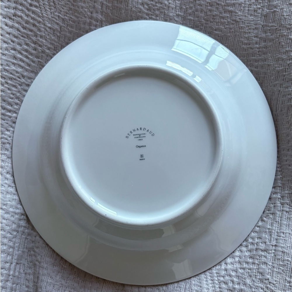 Bernardaud Classic White Dinnerware Plate